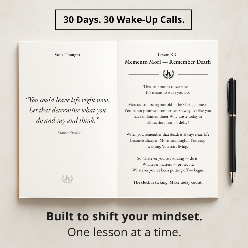 Amor Fati Challenge — 30-Day Stoic Self-Mastery Journal