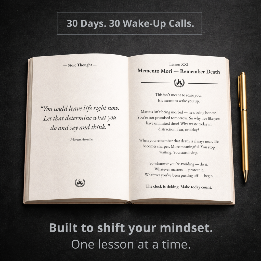 Amor Fati Challenge — 30-Day Stoic Self-Mastery Journal