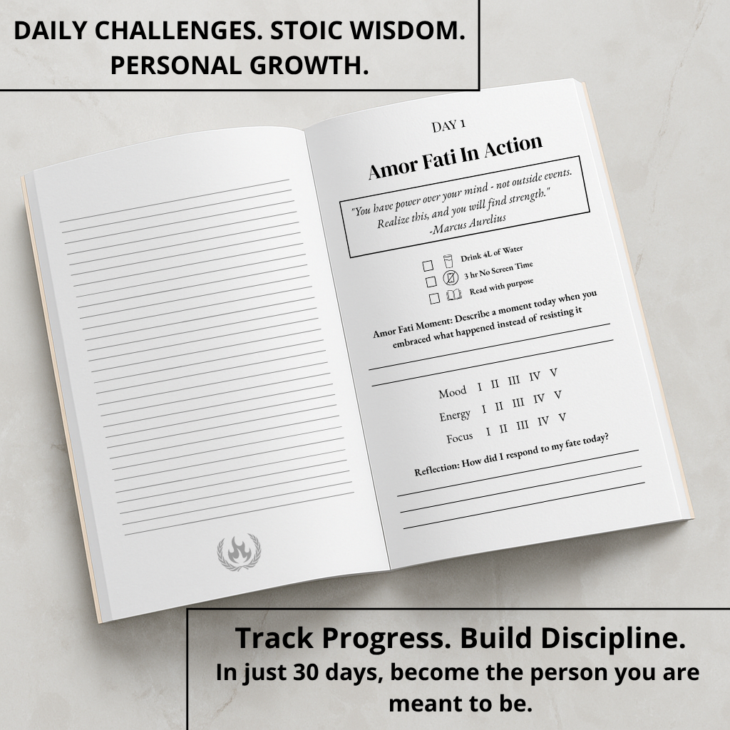 Amor Fati Challenge — 30-Day Stoic Self-Mastery Journal