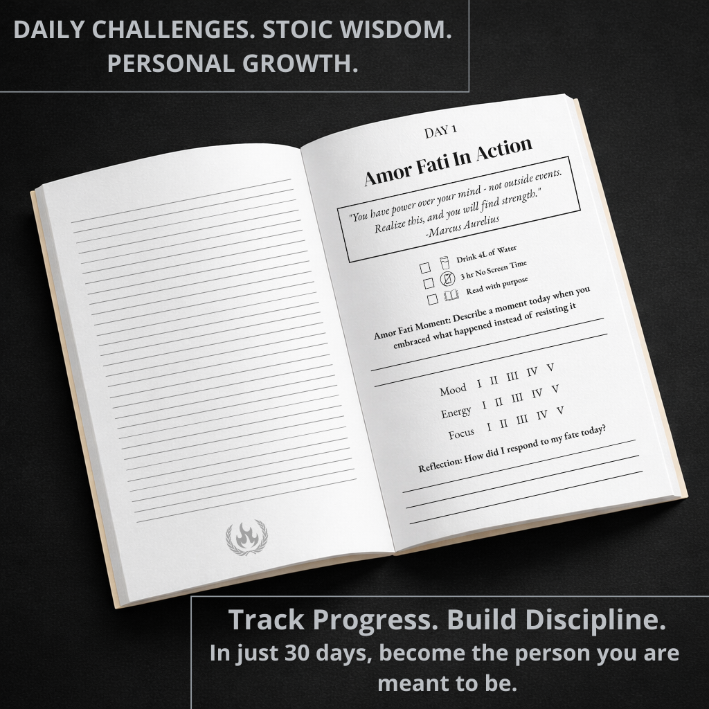 Amor Fati Challenge — 30-Day Stoic Self-Mastery Journal